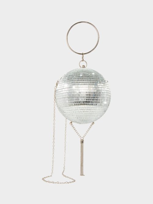 KITSCH DANCING QUEEN CROSSBODY SILVER | RE:LUV