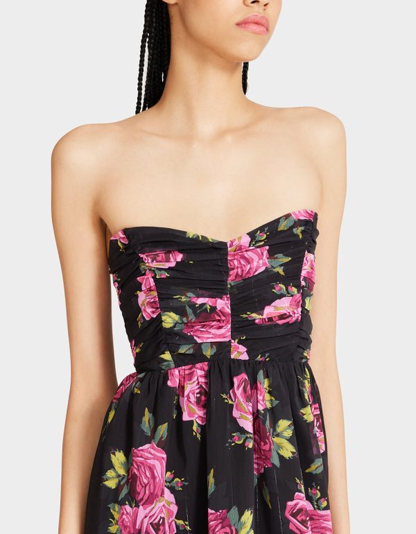 MARISSA MINI DRESS BLACK MULTI | RE:LUV - Image 2