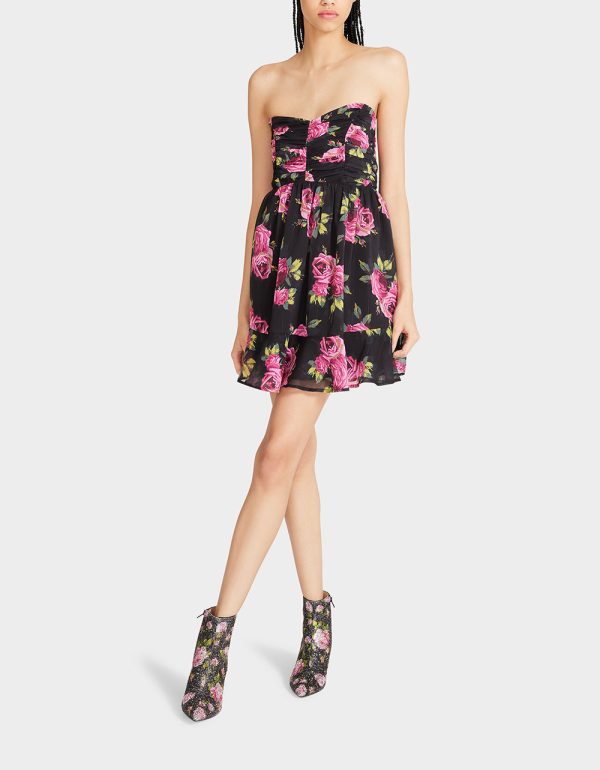 MARISSA MINI DRESS BLACK MULTI | RE:LUV - Image 4