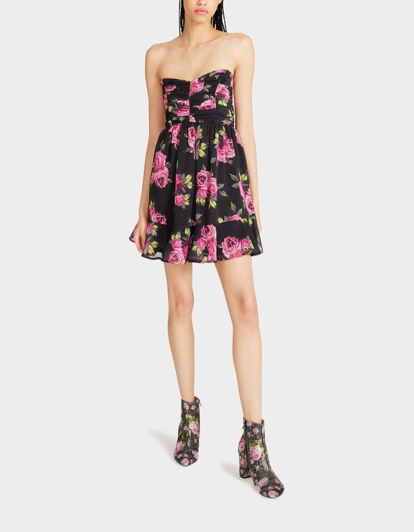 MARISSA MINI DRESS BLACK MULTI | RE:LUV
