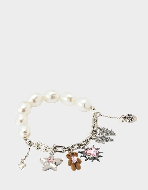 TEDDY CHARM STRETCH BRACELET MULTI - Image 2