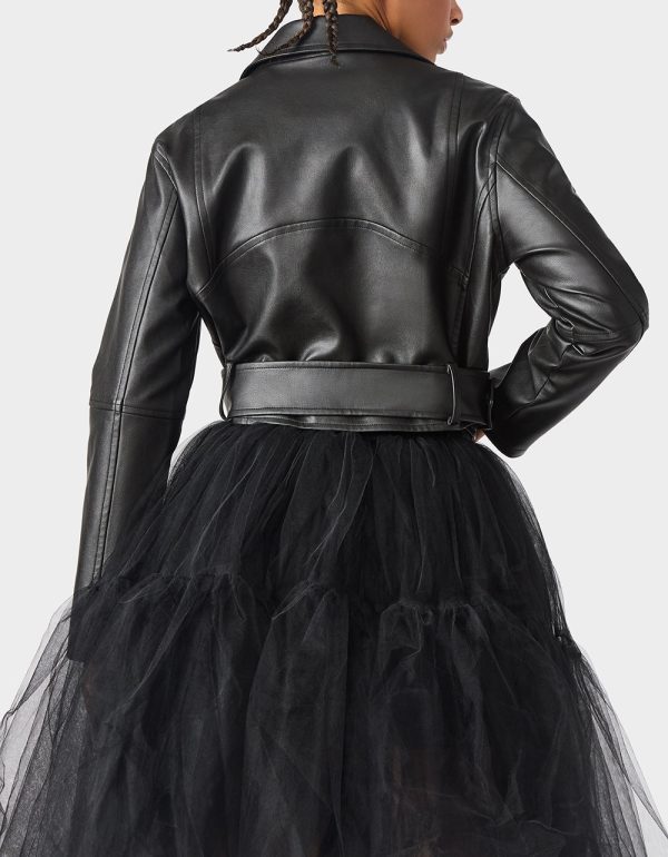 REBEL ROSE JACKET BLACK - Image 4