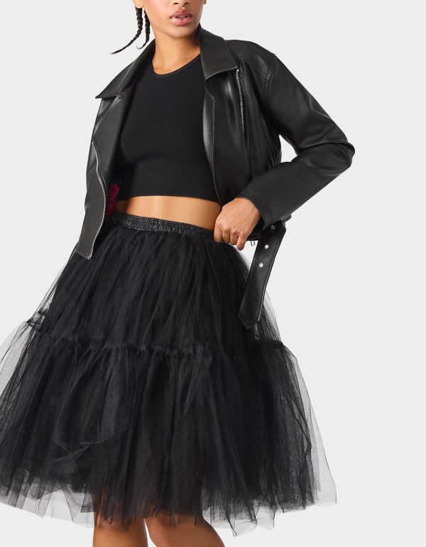 REBEL ROSE JACKET BLACK - Image 3