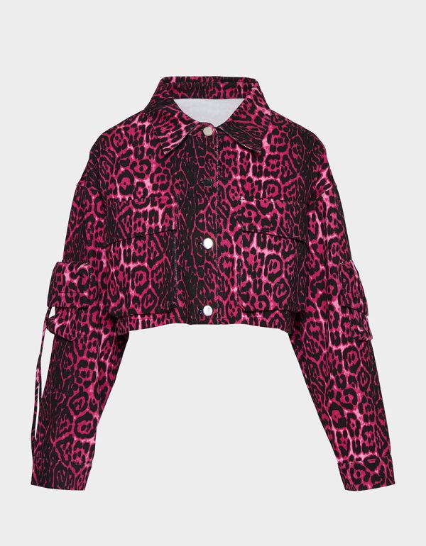 YUKI CROPPED JACKET PINK - Image 7
