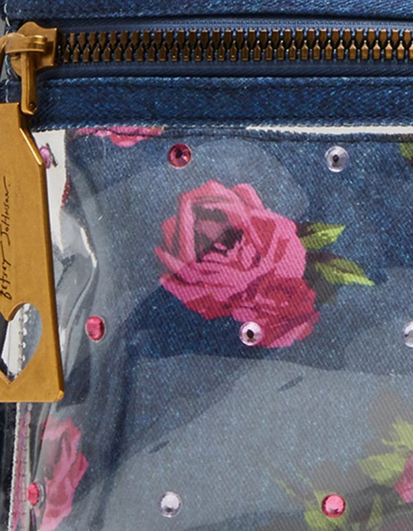 LARGE CLEAR BACKPACK DENIM - Image 10