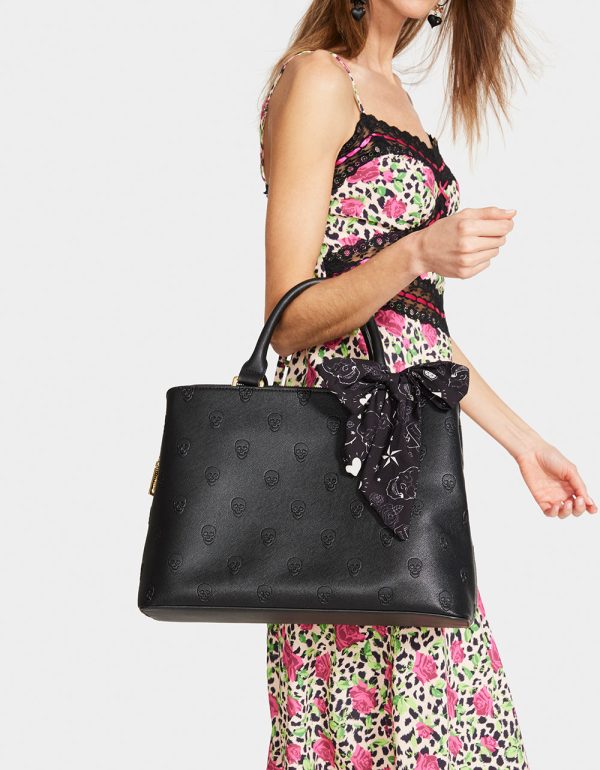 SKULLICIOUS SATCHEL BLACK - Image 11