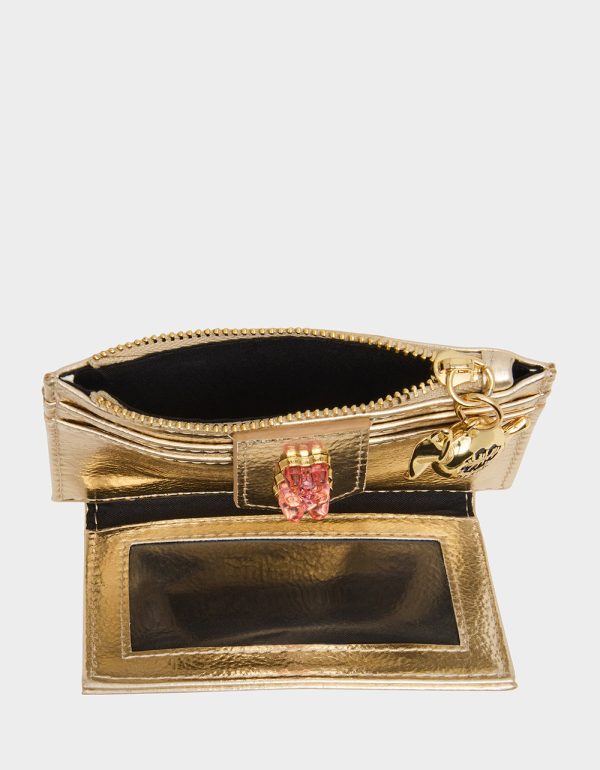 CANDY BIFOLD WALLET GOLD - Image 4