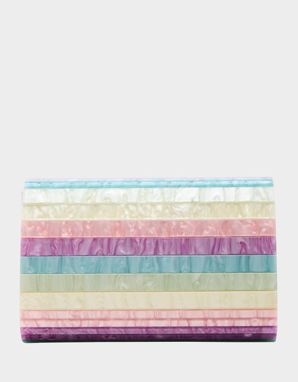 STRIP STRIP HOORAY CLUTCH PASTEL - Image 5