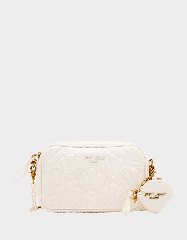 FOR SHORE SOFT CAMERA CROSSBODY CREAM
