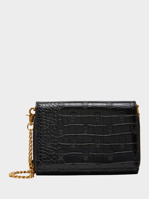 HEADQUARTERS WALLET ON CHAIN BLACK