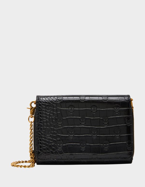 HEADQUARTERS WALLET ON CHAIN BLACK