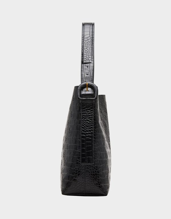 HEADQUARTERS BUCKET SHOULDER BAG BLACK - Image 3