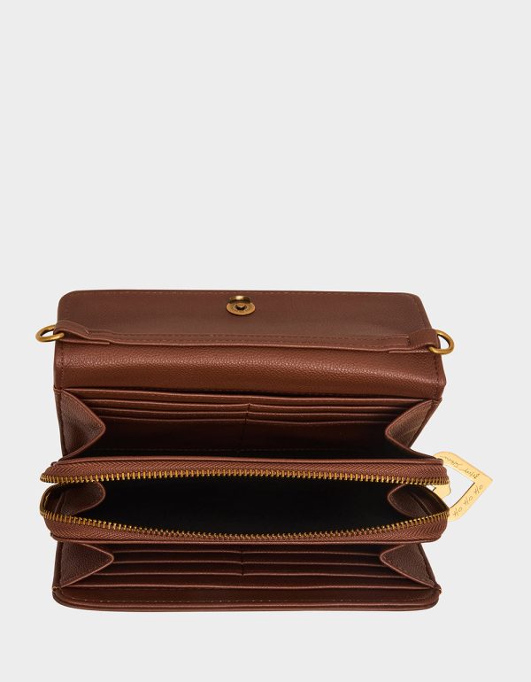 BAKING SPIRITS BRIGHT WALLET ON CHAIN BROWN - Image 6