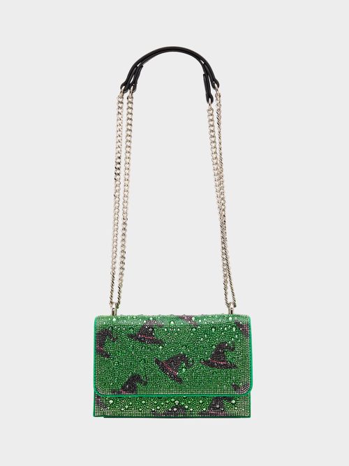 HATS OFF CONVERTIBLE RHINESTONE GREEN