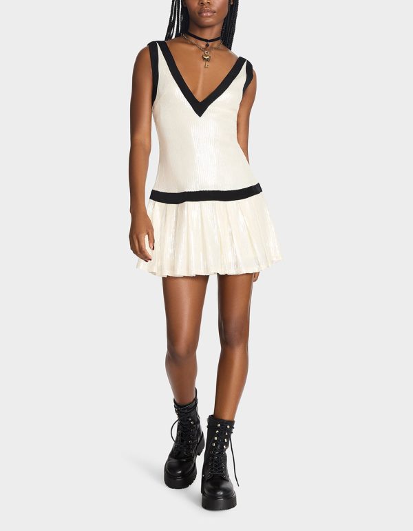 MATCH POINT DRESS WHITE - Image 4