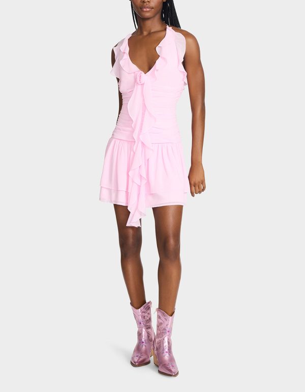 JESSIE ROSE MINI DRESS PINK - Image 4