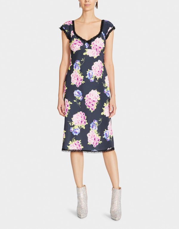 MALIBU MIDI DRESS BLACK - Image 3