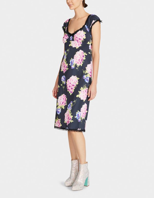 MALIBU MIDI DRESS BLACK - Image 5