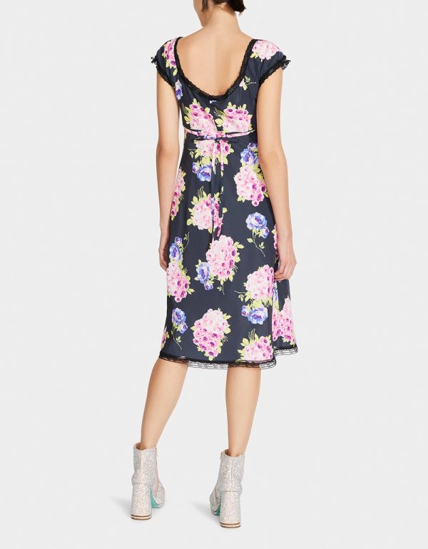 MALIBU MIDI DRESS BLACK - Image 4
