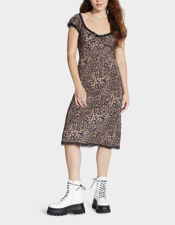MALIBU MIDI DRESS LEOPARD - Image 3