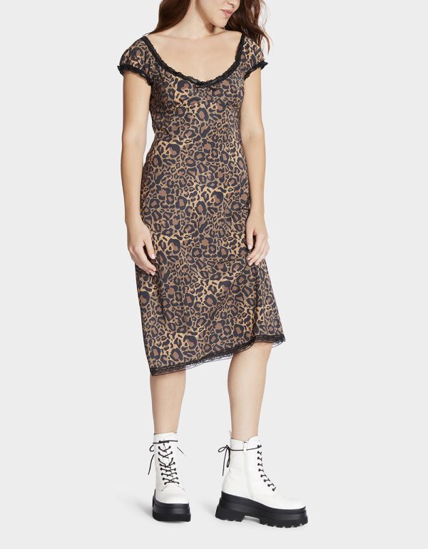 MALIBU MIDI DRESS LEOPARD - Image 6