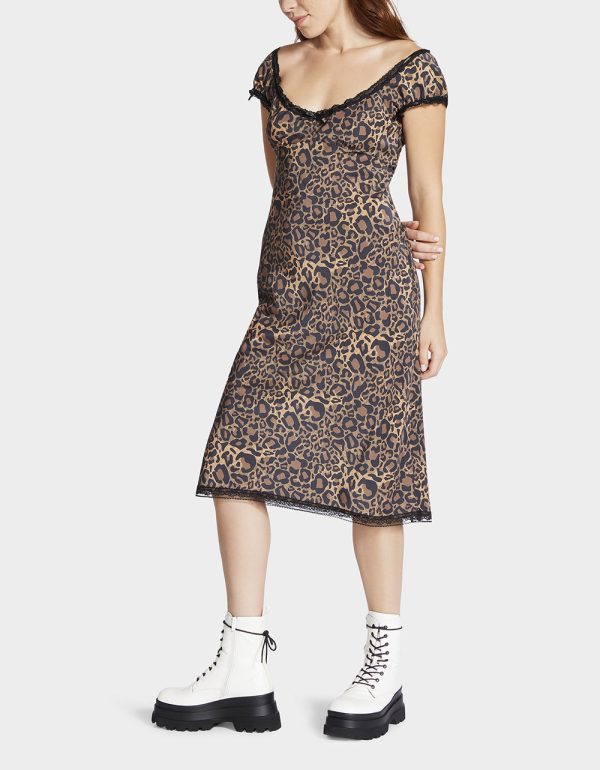 MALIBU MIDI DRESS LEOPARD - Image 7