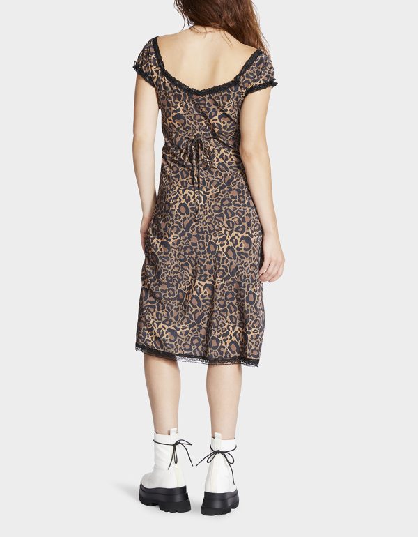 MALIBU MIDI DRESS LEOPARD - Image 5