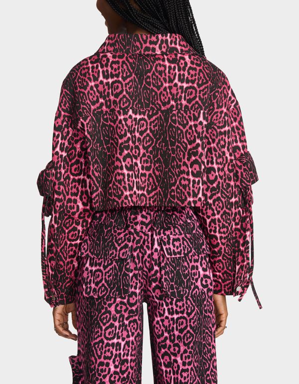 YUKI CROPPED JACKET PINK - Image 3