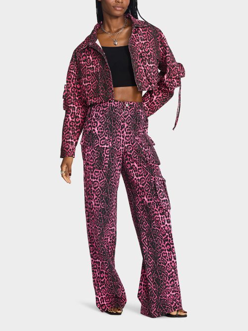 AMI CARGO PANTS PINK
