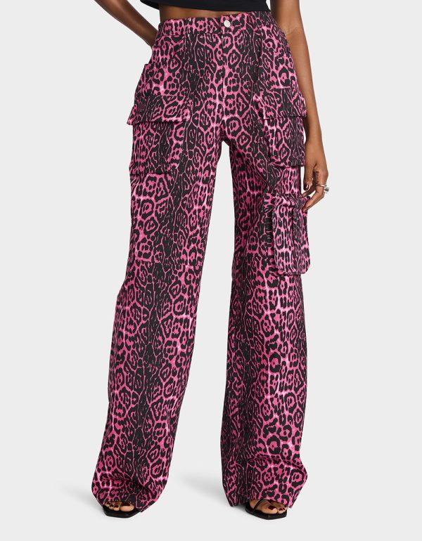 AMI CARGO PANTS PINK - Image 4