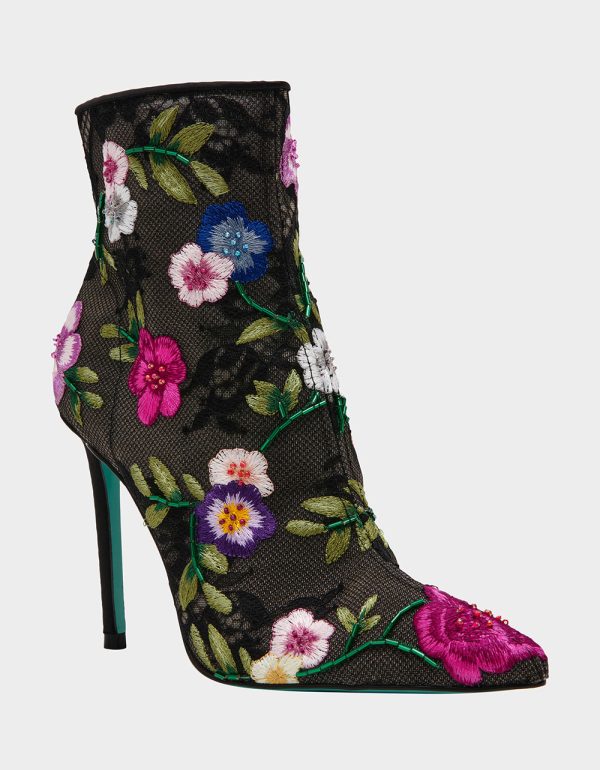 ANITA BLACK MULTI FLORAL - Image 4