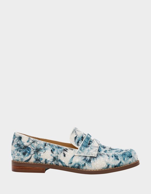 ARON BLUE FLORAL