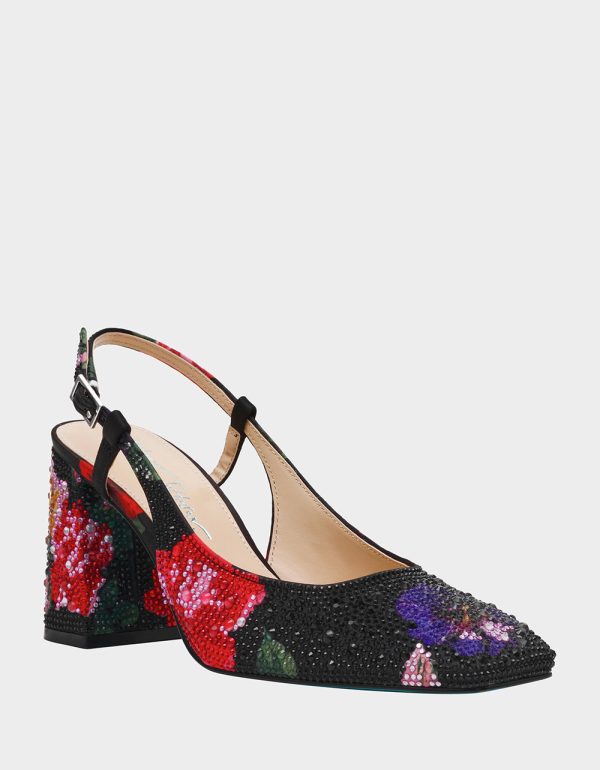 ELIAS BLACK MULTI FLORAL - Image 3