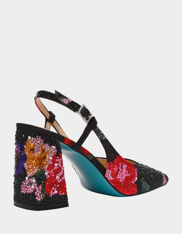 ELIAS BLACK MULTI FLORAL - Image 5