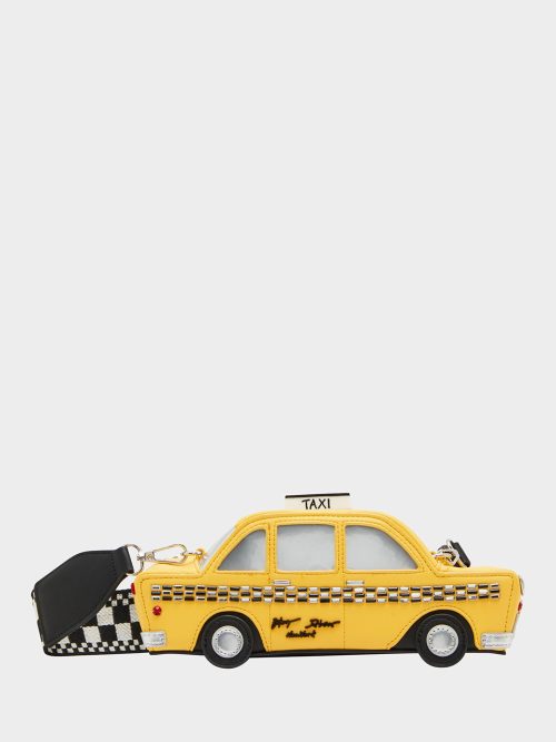 KITSCH FARE PLAY TAXI CROSSBODY YELLOW