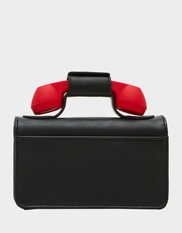 KITSCH CHERRY MINI PHONE BAG RED BLACK - Image 6