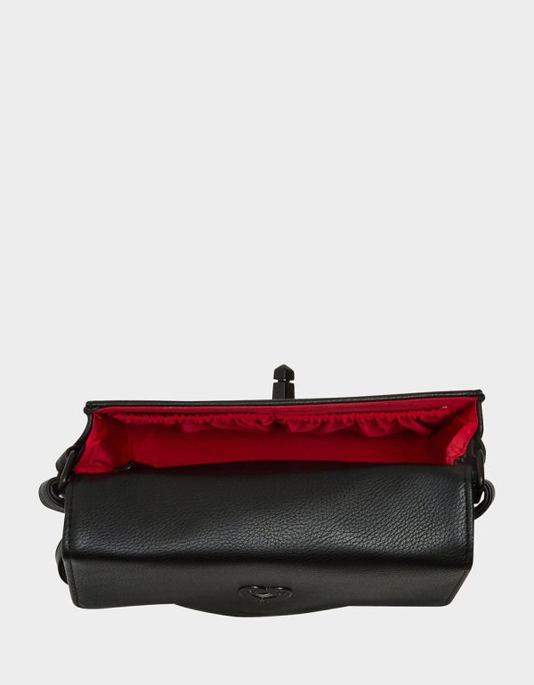 KITSCH CHERRY MINI PHONE BAG RED BLACK - Image 5