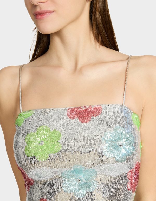 SASSY SEQUIN DRESS SILVER MULTI - Image 5