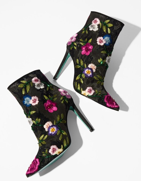 ANITA BLACK MULTI FLORAL - Image 3